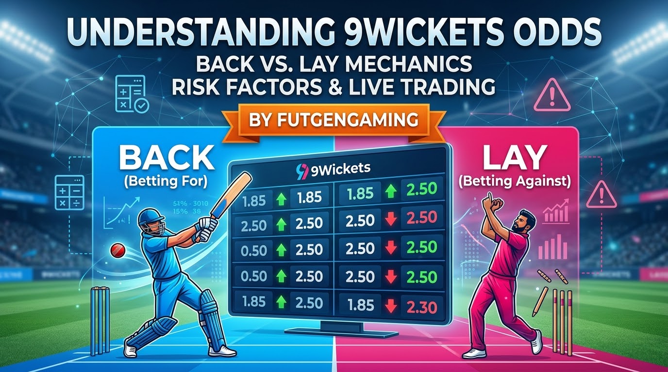 How 9Wickets Exchange Odds Work Full Guide by Futgengaming