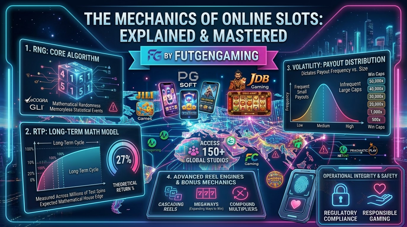 How Online Slots Work RTP Volatility RNG Guide by Futgengaming